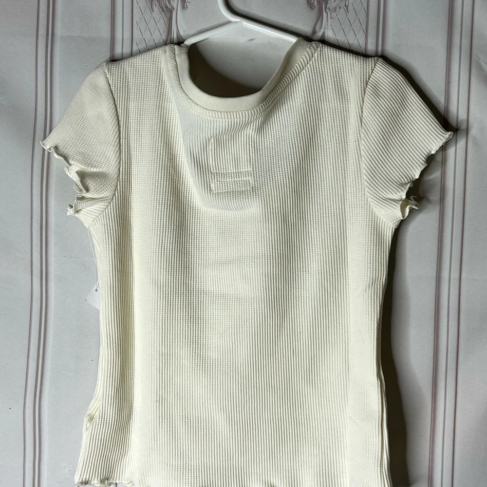 Crème crop top